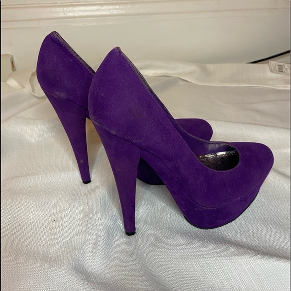 Purple Platform Heels - Picture 4 of 6
